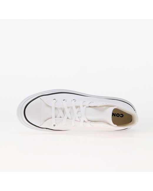 Converse White Sneakers Chuck Taylor All Star Lugged Heel Platform/ Egret