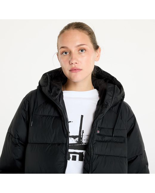 Tommy Hilfiger Jas Tommy Jeans Midi Vail Puffer Jacket in het Black