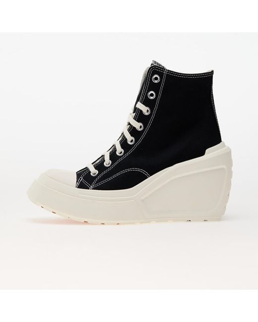 Converse Black Sneakers Chuck 70 De Luxe Wedge/ Egret Eur