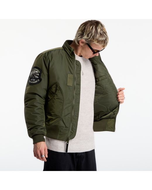 Alpha Industries Green Jacket Engine Dark/ Dark for men