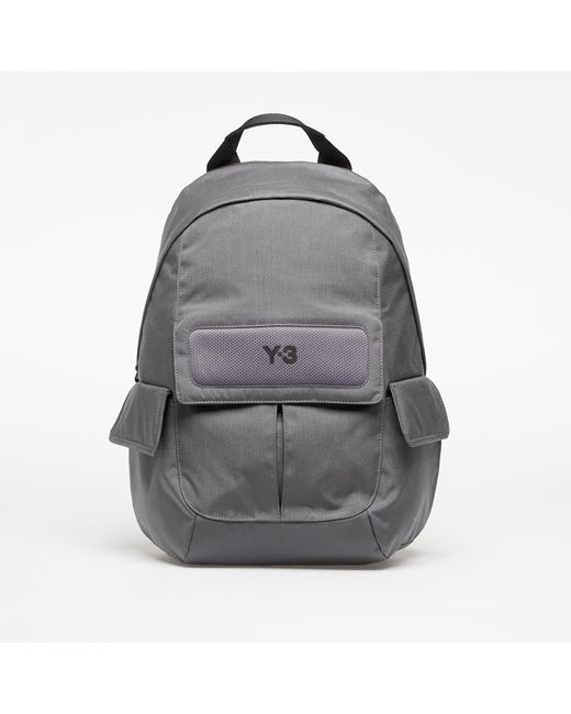Y-3 Gray Small Backpack