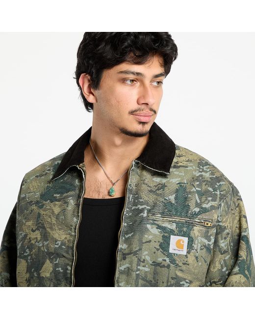 Carhartt Green Jacke Og Detroit Jacket Camo Combi/ Stone Washed