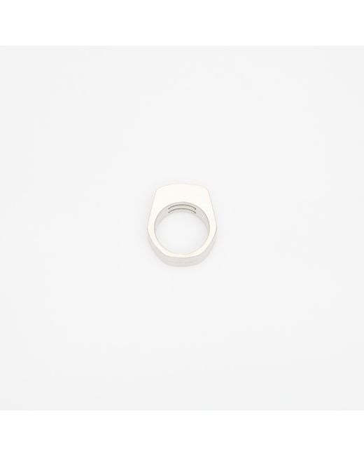 Rick Owens White Ring Grill Ring