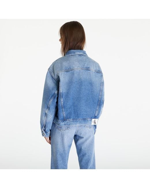 Calvin Klein Blue Jeans Boxy Denim Jacket
