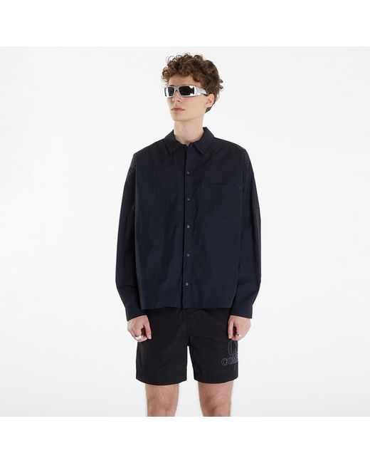 Sportswear tech pack woven long-sleeve shirt black/ black/ black di Nike in Blue da Uomo