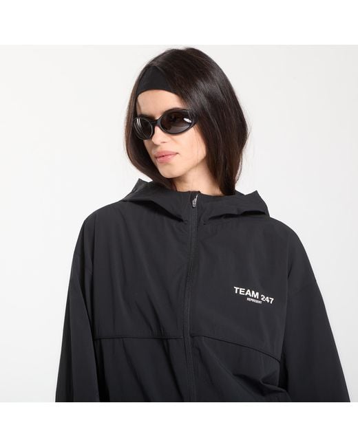 Giacca 247 Tea Track Jacket di Represent in Black
