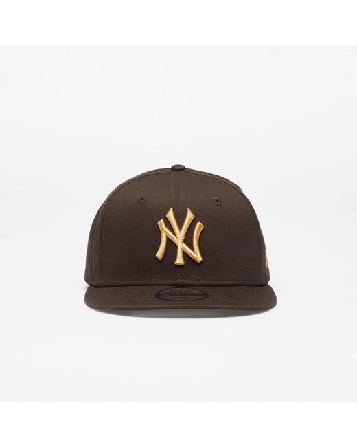 KTZ Brown New York Yankees League Essential 9fifty Snapback Cap Nfl Suede/ Bronze