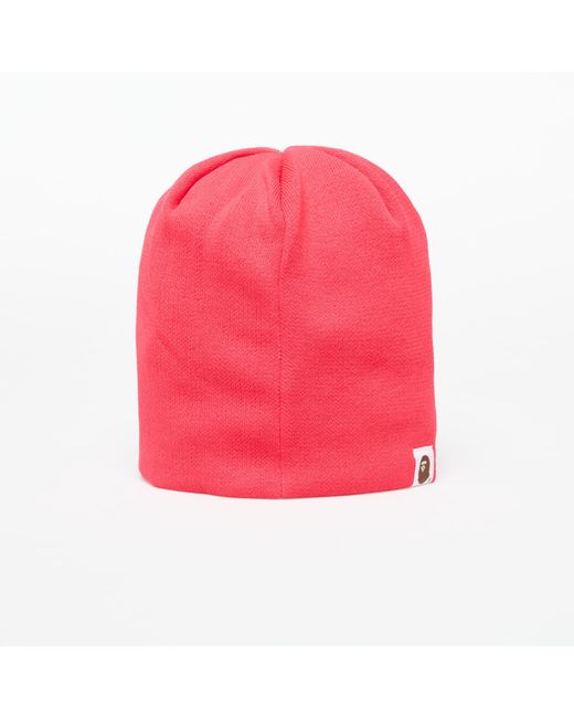 Sta Knit Cap di A Bathing Ape in Pink