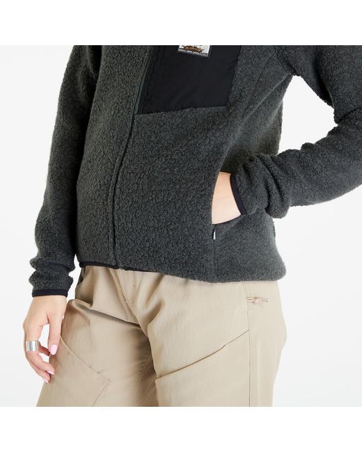 Lundhags Black Flok Pile Wool Fleece Jacket Seaweed