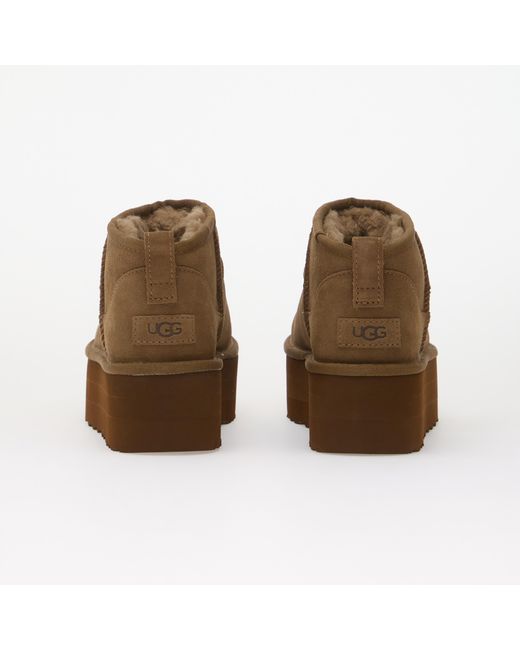 Ugg Brown W Classic Ultra Mini Platform
