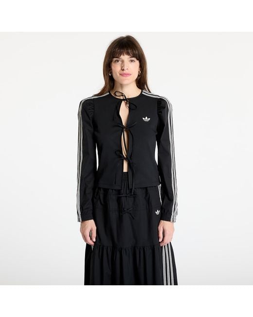 adidas Originals Top Summer Glow Blouse in Black | Lyst