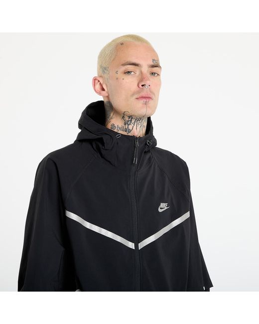 Nike Jas Tech Full-Zip Woven Windrunner Jacket in het Black voor heren