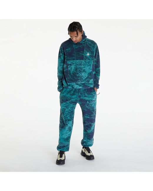 Acg "wolf tree" allover print pullover hoodie bicoastal/ thunder blue/ summit white Nike pour homme