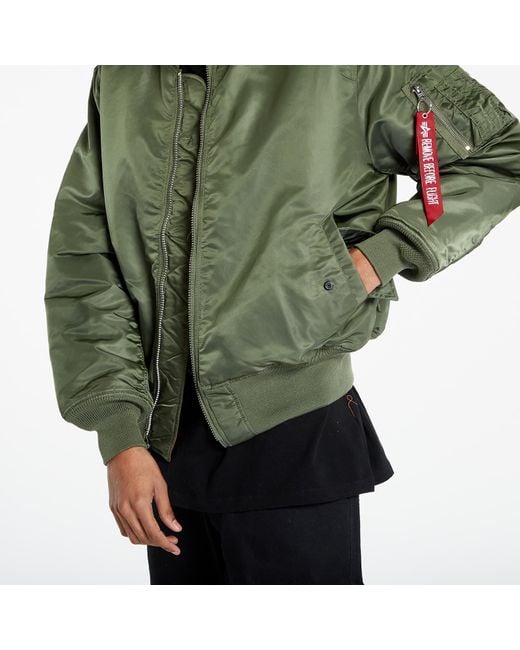 Alpha Industries MA-1 Olive Green Jacket for men