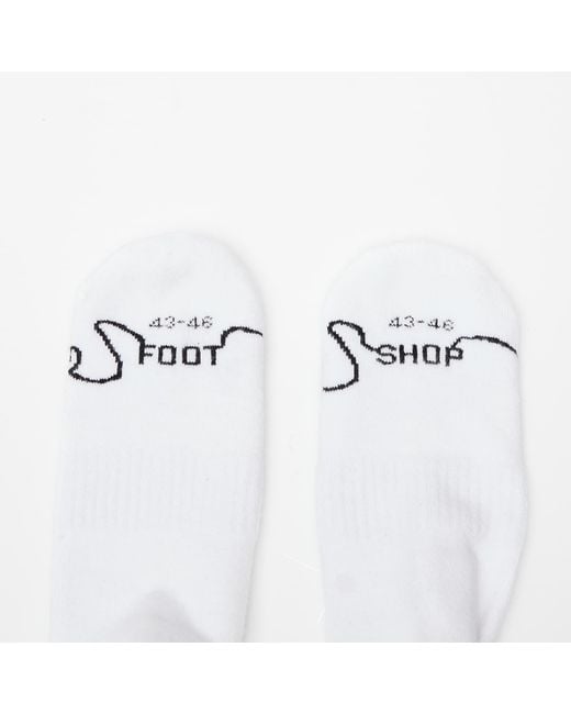 FTSHP White Footshop Basic But Not Basic Socks 3-Pack