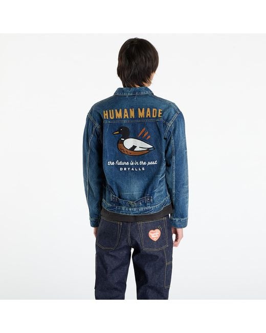 Human Made Jacket Denim Work Jacket Future in Blue for Men | Lyst