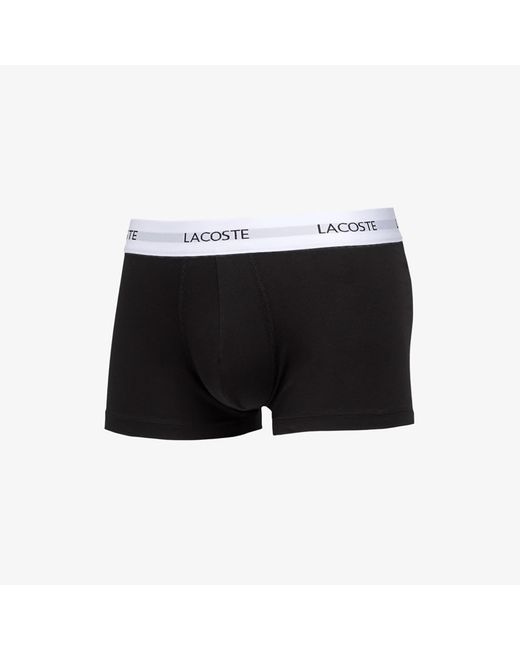 Lacoste Boxers 3-Pack Trunk in het Black voor heren