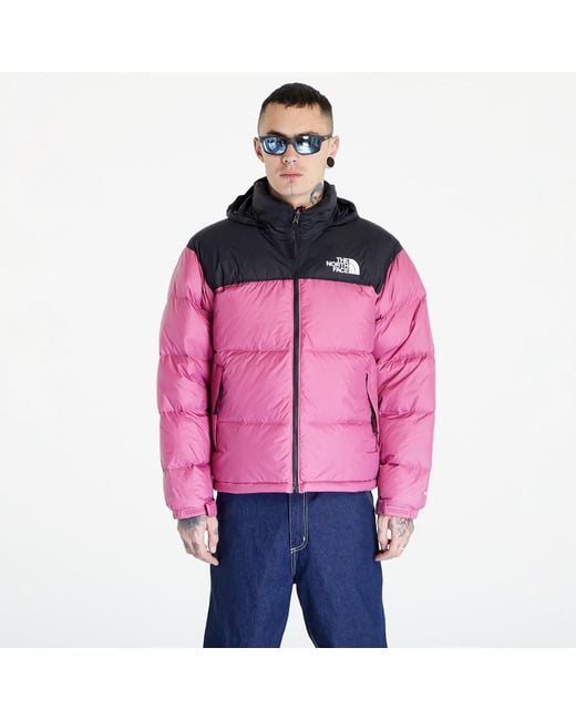 The North Face M 1996 retro nuptse jacket red violet in Pink für Herren