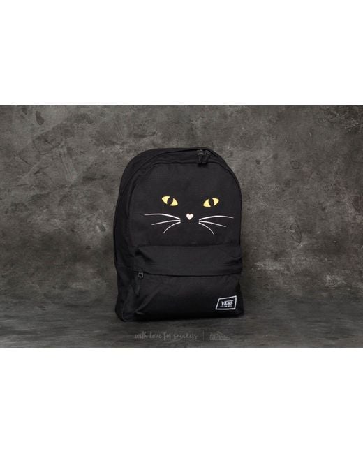 Vans Realm Classic Backpack Black Cat | Lyst