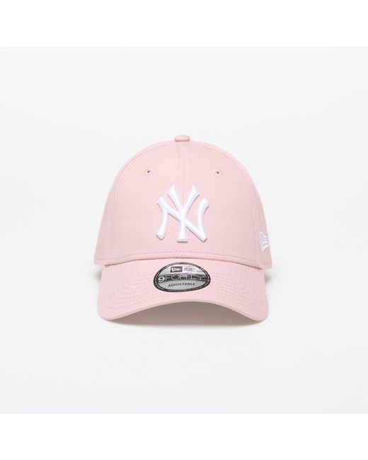KTZ Pink New York Yankees League Essential 9forty Adjustable Cap Dirty Rose