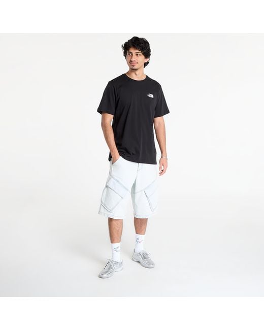 The North Face Black T-Shirt M Vertical Logo Ss Tee for men