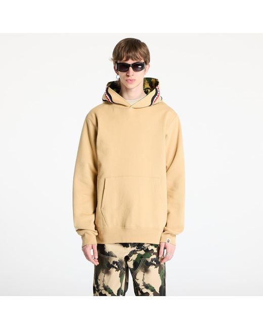 A Bathing Ape Women's Natural Sweatshirt Abc Camo Shark Pullover