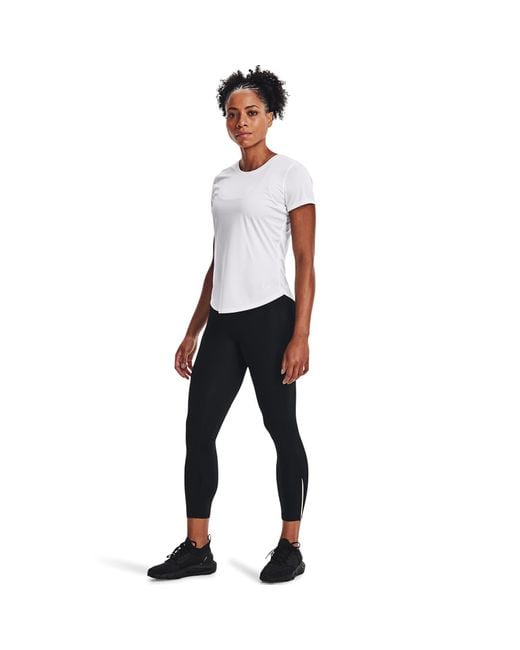 Leggins Fly Fast 3.0 Ankle Tight di Under Armour in Black