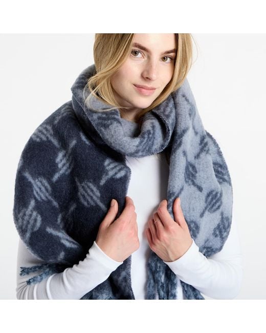 Sciarpa Riyo Monogram Scarf di Daily Paper in Blue