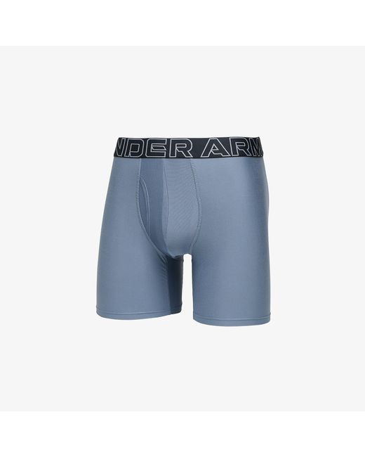 Under Armour Ua Performance Tech 6" Boxerjock 3-Pack Royal/ Gravel in Blue für Herren
