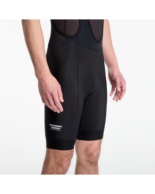Pas Normal Studios Korte Broek Essential Bibs in het Black voor heren