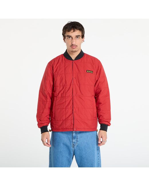 Columbia Orange Jacket High Cascades Interchange Reversible Bomber Jacket for men