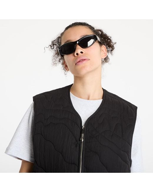 FTSHP Gilet Lining Quilted Vest in het Black
