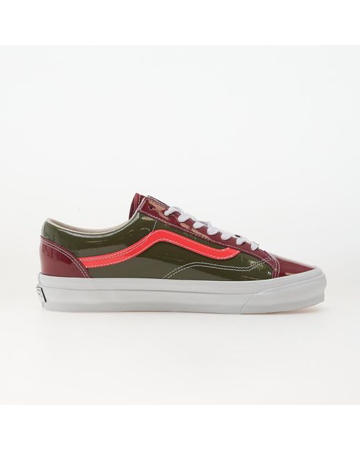 Vans Red Sneakers Lx Old Skool 36 Patent Bordeaux