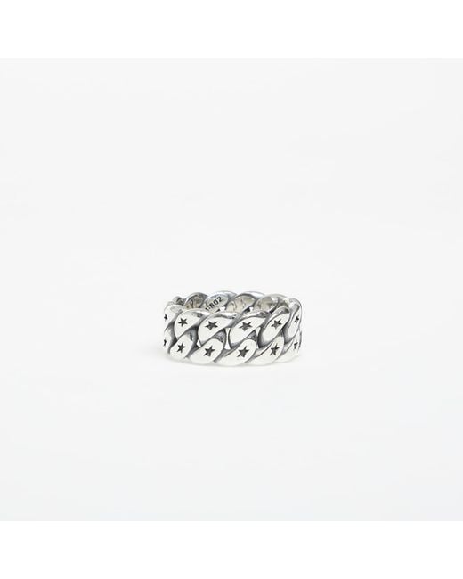 Twojeys White Ring Cuban Monogram Ring
