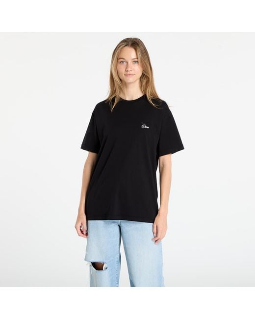 Dime T-Shirt Cursive Small Logo T-Shirt in het Black