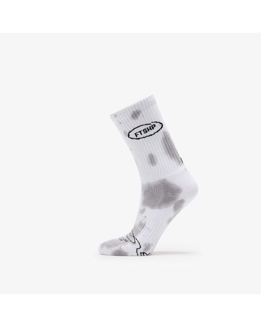 FTSHP White Footshop Basic Crew Socks 2-Pack
