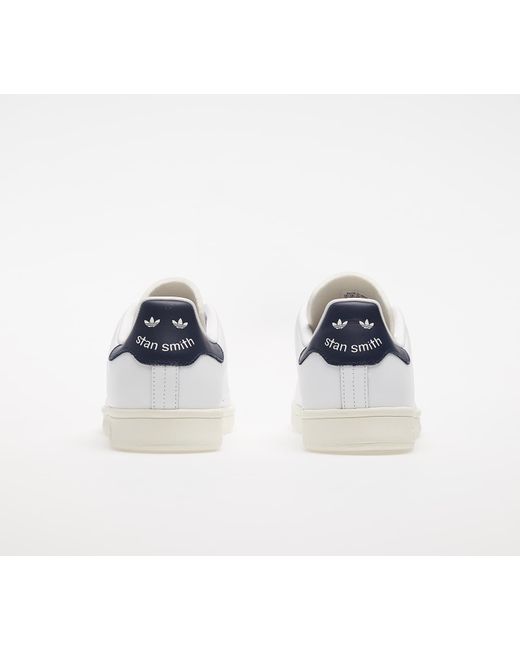 stan smith white navy gold