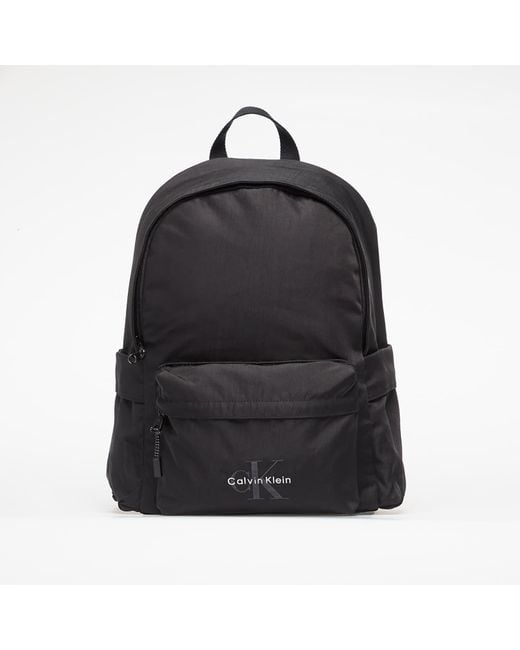 Calvin Klein Black Bold Round Backpack