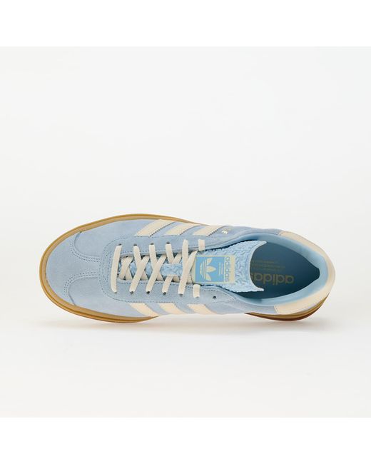 adidas gazelle silver green womens Women's adidas Originals Gazelle Bold Shoes Clear Sky