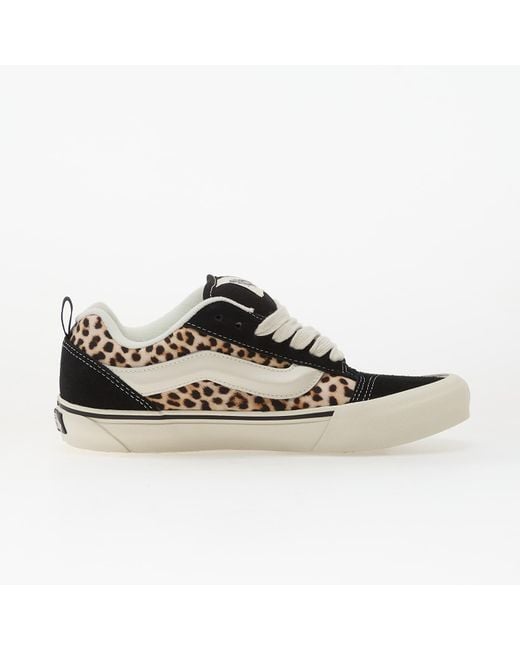 Vans Black Sneakers Knu Skool/ Leopard