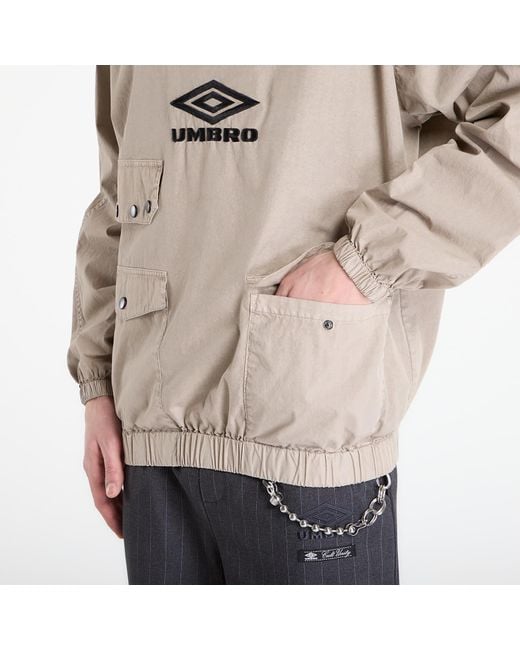 Umbro Jacket By Slamjam Faded Smock Anorak in Natural for Men | Lyst