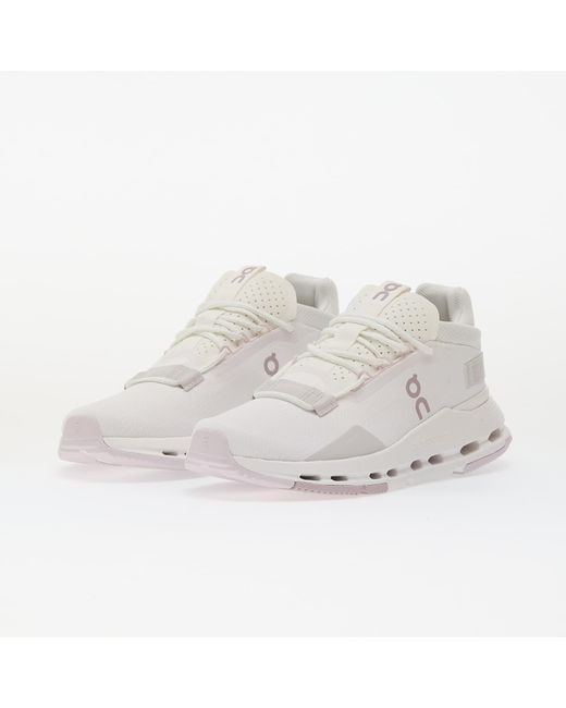 On Shoes White Sneakers W Cloudnova 2/ Orchid