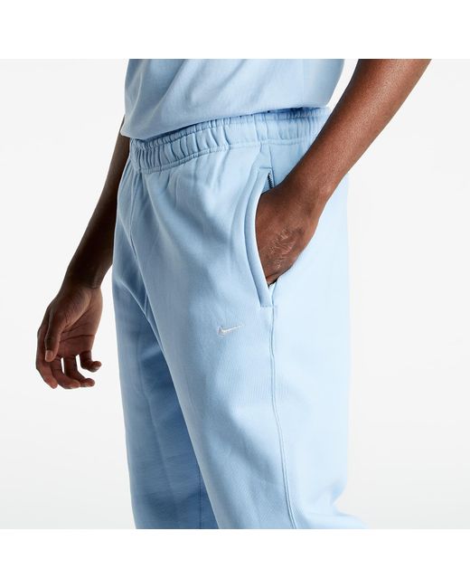 Lab Fleece Pants Psychic Blue/ White Nike pour homme | Lyst