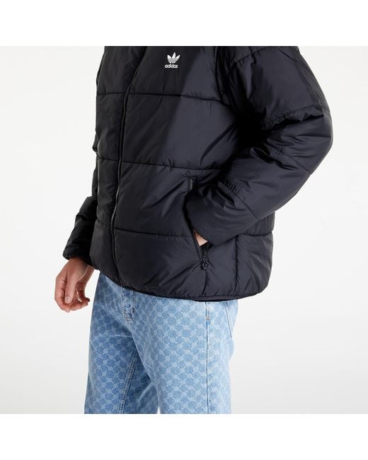 Adidas Originals Pad Rev Jacket Black/ Beige in het Blue voor heren