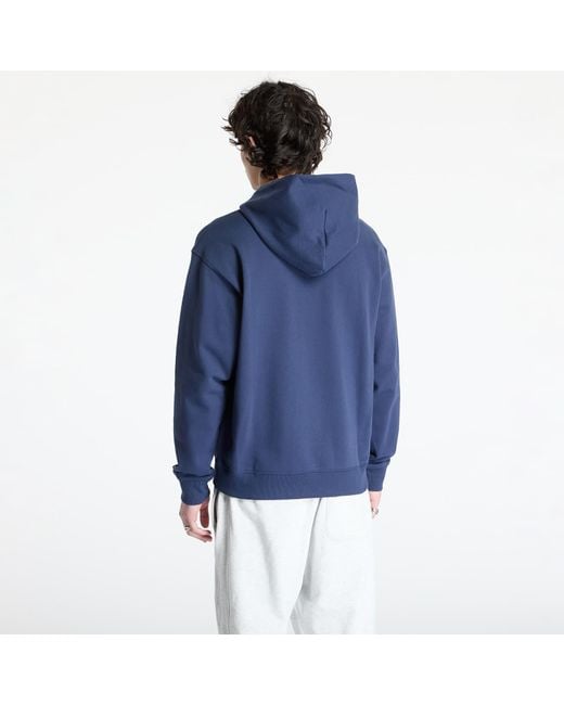 New Balance Sweatshirt Athletics French Terry Hoodie in het Blue voor heren