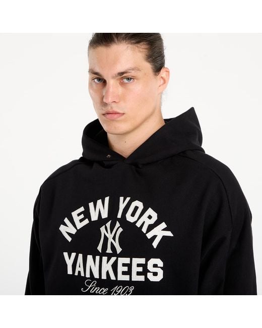 KTZ Black Sweatshirt Mlb Heritage Hoodie New York Yankees
