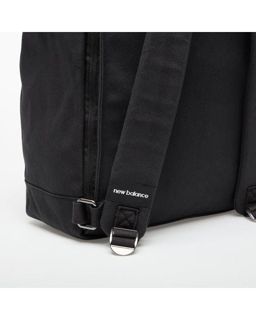 New Balance Black Canvas Backpack