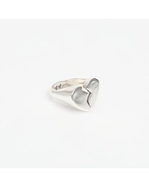 Twojeys White Ring Broken Heart Ring