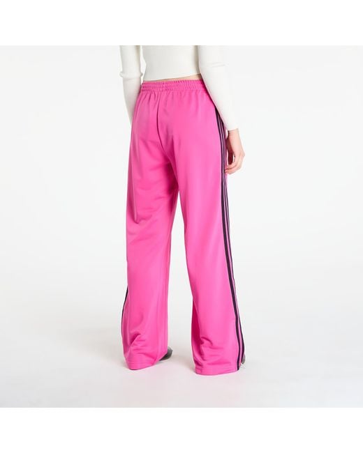 Pantaoni Da Ginnastica Adidas Adicoor Cassic Firebird Oose Track Tracksuit Bottoms Semi Ucid Fuchsia di Adidas Originals in Pink