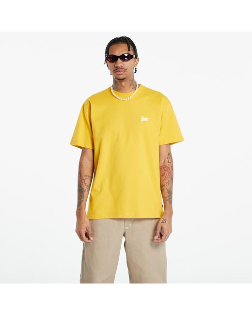 PATTA Yellow Animal T-shirt Old Gold for men